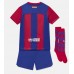 Barcelona Babykleding Thuisshirt Kinderen 2023-24 Korte Mouwen (+ korte broeken)